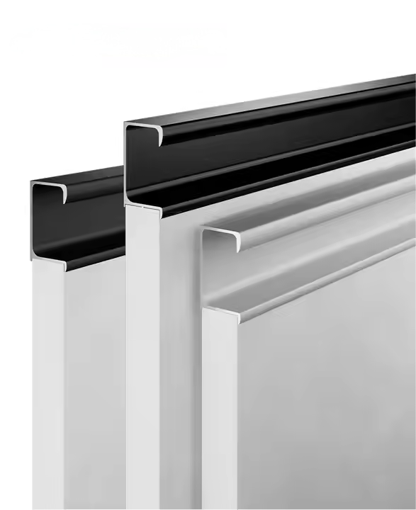 Aluminium Cabinet G Shape Profile Handle with Cover Kitchen Invisible Cabinet Hidden Handles