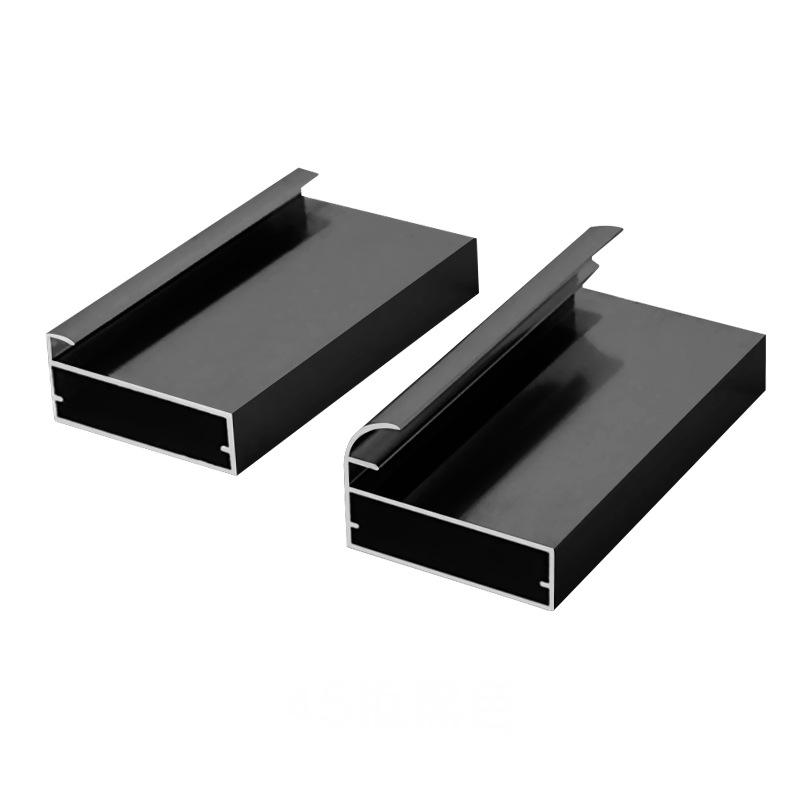 Hot Sale Aluminium Kitchen Cabinet Door Metal Frame Slim Type Aluminum Cabinet Frame 6mm Glass Cabinet Frame