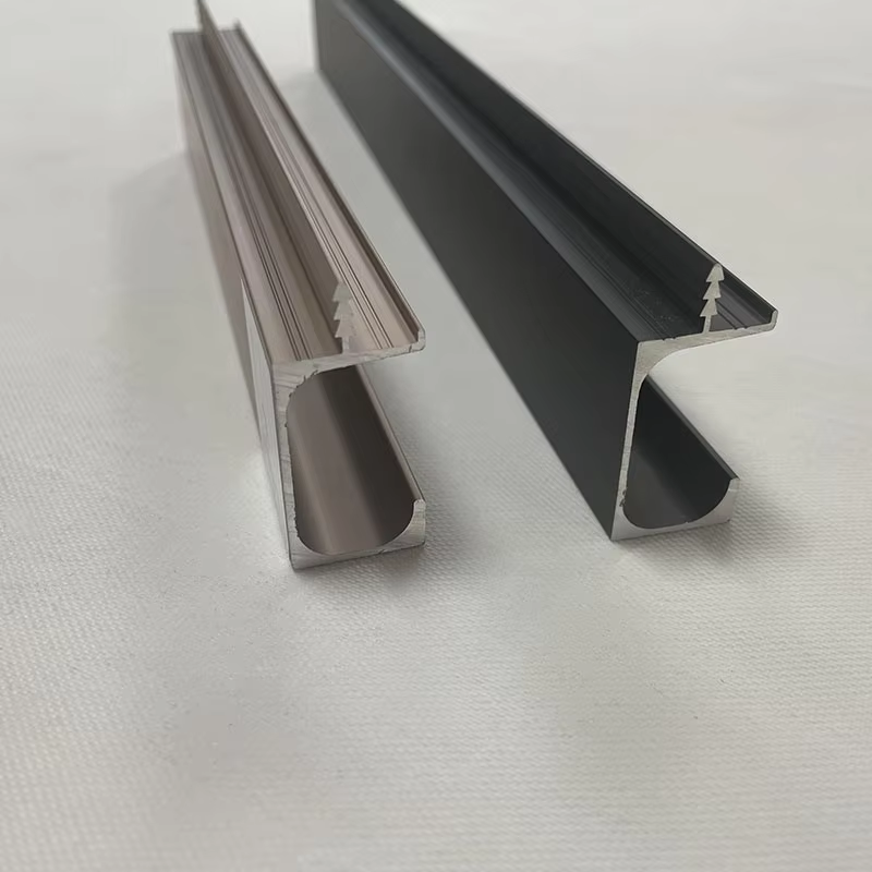 Aluminium Cabinet G Shape Profile Handle with Cover Kitchen Invisible Cabinet Hidden Handles