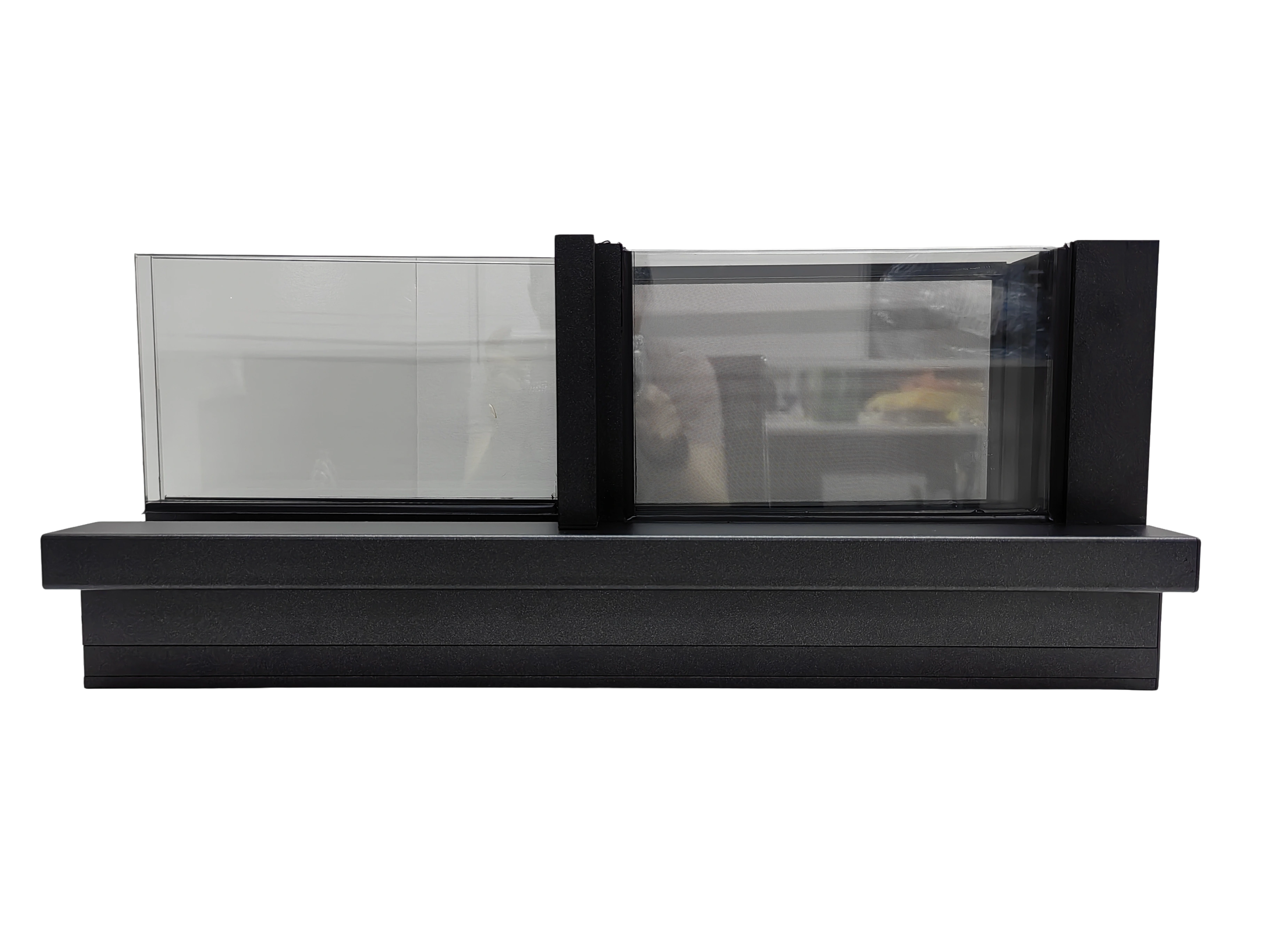  Sandwave Thermal Insulation and Sound Insulation Aluminum Alloy Sliding Double-glazed Window Glass Aluminum Alloy Sliding Window